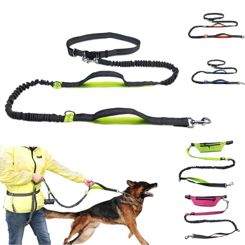 Reflective Traction Rope Pet Dog Running Belt Elastic Hands-Free